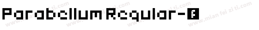 Parabellum Regular字体转换